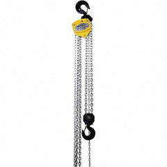 OZ Lifting Products - 6,000 Lb Capacity, 10' Lift Height, Manual Chain Hoist with Overload Protection - Americas Industrial Supply