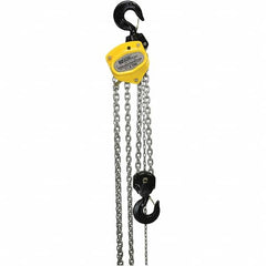 OZ Lifting Products - 10,000 Lb Capacity, 30' Lift Height, Manual Chain Hoist with Overload Protection - Americas Industrial Supply