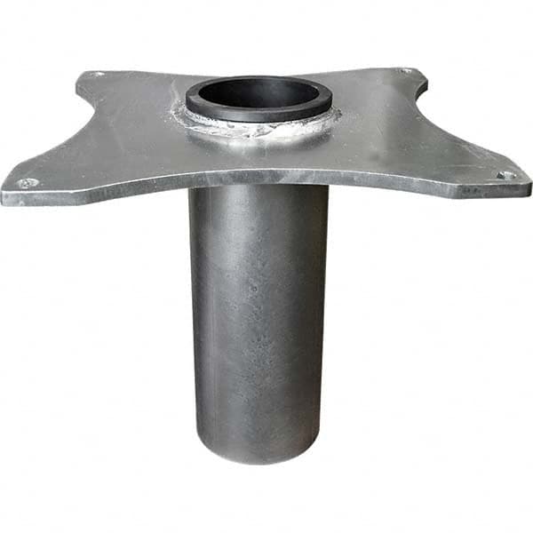 OZ Lifting Products - Davit Crane Bases Base Type: Socket Base Finish/Coating: Zinc Plated - Americas Industrial Supply
