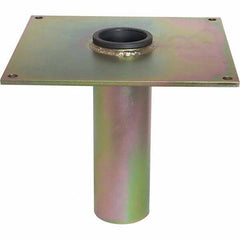 OZ Lifting Products - Davit Crane Bases Base Type: Socket Base Finish/Coating: Zinc Plated - Americas Industrial Supply