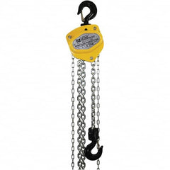 OZ Lifting Products - 4,000 Lb Capacity, 10' Lift Height, Manual Chain Hoist with Overload Protection - Americas Industrial Supply