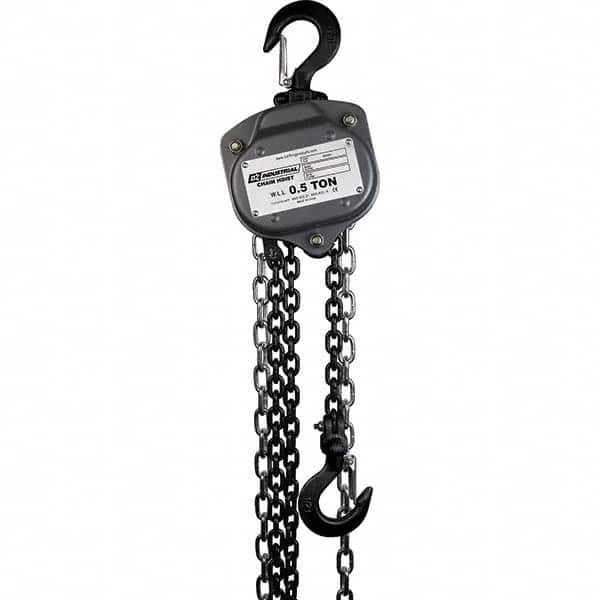 OZ Lifting Products - 1,000 Lb Capacity, 10' Lift Height, Chain Manual Hoist - Americas Industrial Supply