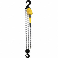 OZ Lifting Products - 12,000 Lb Capacity, 20' Lift Height, Chain Lever Hoist with Overload Protection - Americas Industrial Supply