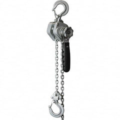 OZ Lifting Products - 500 Lb Capacity, 10' Lift Height, Chain Manual Lever Hoist - Americas Industrial Supply