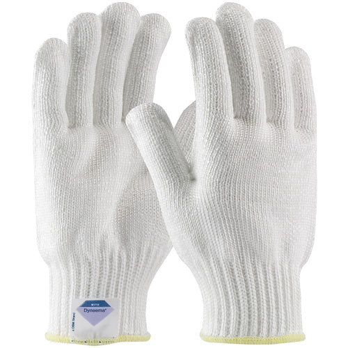 ‎17-D350/S Gloves Made w/Dyneema - Filament Yarns with Dyneema - 7 Gg - Heavy Weight - White - ANSI3 - Exact Industrial Supply