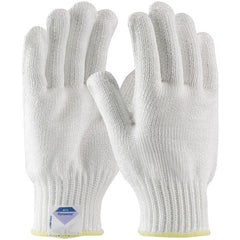 ‎17-D350/M Gloves Made w/Dyneema - Filament Yarns with Dyneema - 7 Gg - Heavy Weight - White - ANSI3 - Exact Industrial Supply