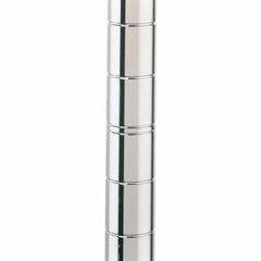 Metro - 1" Wide x 54" High x 1" Long Open Shelving Mobile Shelving Post - Americas Industrial Supply