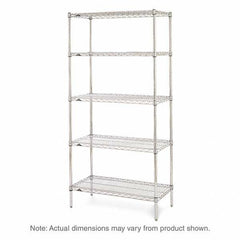 Metro - 2,000 Lb Capacity 5 Shelf Wire Shelving - Starter Unit - Americas Industrial Supply