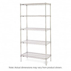 Metro - 2,000 Lb Capacity 5 Shelf Wire Shelving - Starter Unit - Americas Industrial Supply