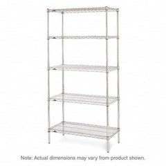Metro - 2,000 Lb Capacity 5 Shelf Wire Shelving - Starter Unit - Americas Industrial Supply