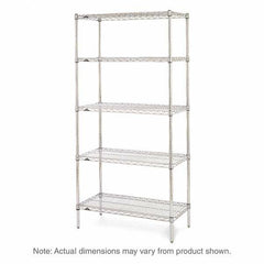 Metro - 2,000 Lb Capacity 5 Shelf Wire Shelving - Starter Unit - Americas Industrial Supply