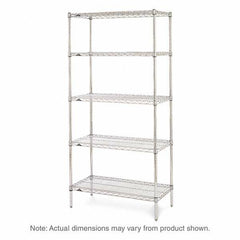 Metro - 2,000 Lb Capacity 5 Shelf Wire Shelving - Starter Unit - Americas Industrial Supply
