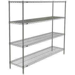 Metro - 2,000 Lb Capacity 4 Shelf Wire Shelving - Starter Unit - Americas Industrial Supply