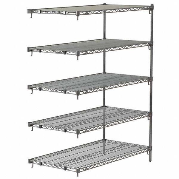 Metro - 2,000 Lb Capacity 5 Shelf Wire Shelving - Add-On Unit - Americas Industrial Supply