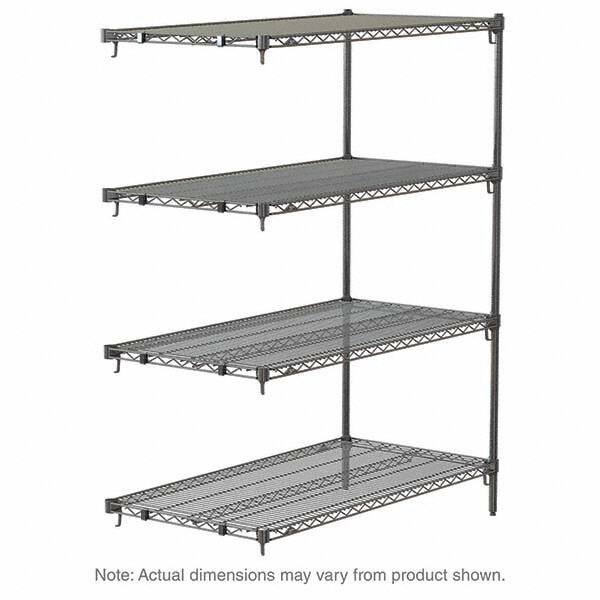 Metro - 2,000 Lb Capacity 4 Shelf Wire Shelving - Add-On Unit - Americas Industrial Supply