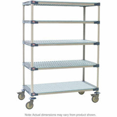 Metro - Plastic Shelving Type: Structural Plastic Open Shelving Shelf Capacity (Lb.): 750 - Americas Industrial Supply
