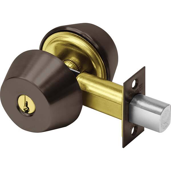 Sargent - Deadbolts Type: Single Cylinder Door Thickness Range: 1-3/8 - 1-3/4 - Americas Industrial Supply