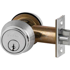 Schlage - Deadbolts Type: Double Cylinder Door Thickness Range: 1-1/2-1-3/4 - Americas Industrial Supply