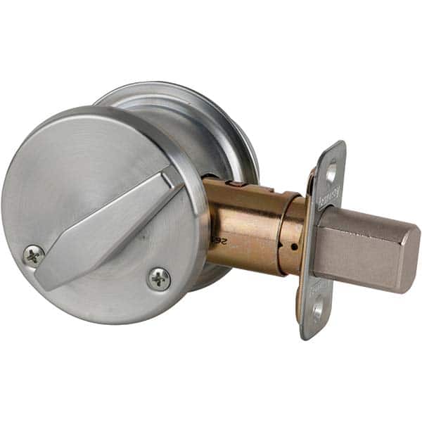 Schlage - Deadbolts Type: Single Cylinder Door Thickness Range: 1-5/8-2 - Americas Industrial Supply