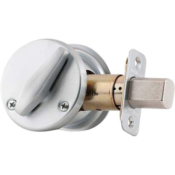 Schlage - Deadbolts Type: Classroom Deadbolt Door Thickness Range: 1-3/8 - 1-7/8 - Americas Industrial Supply