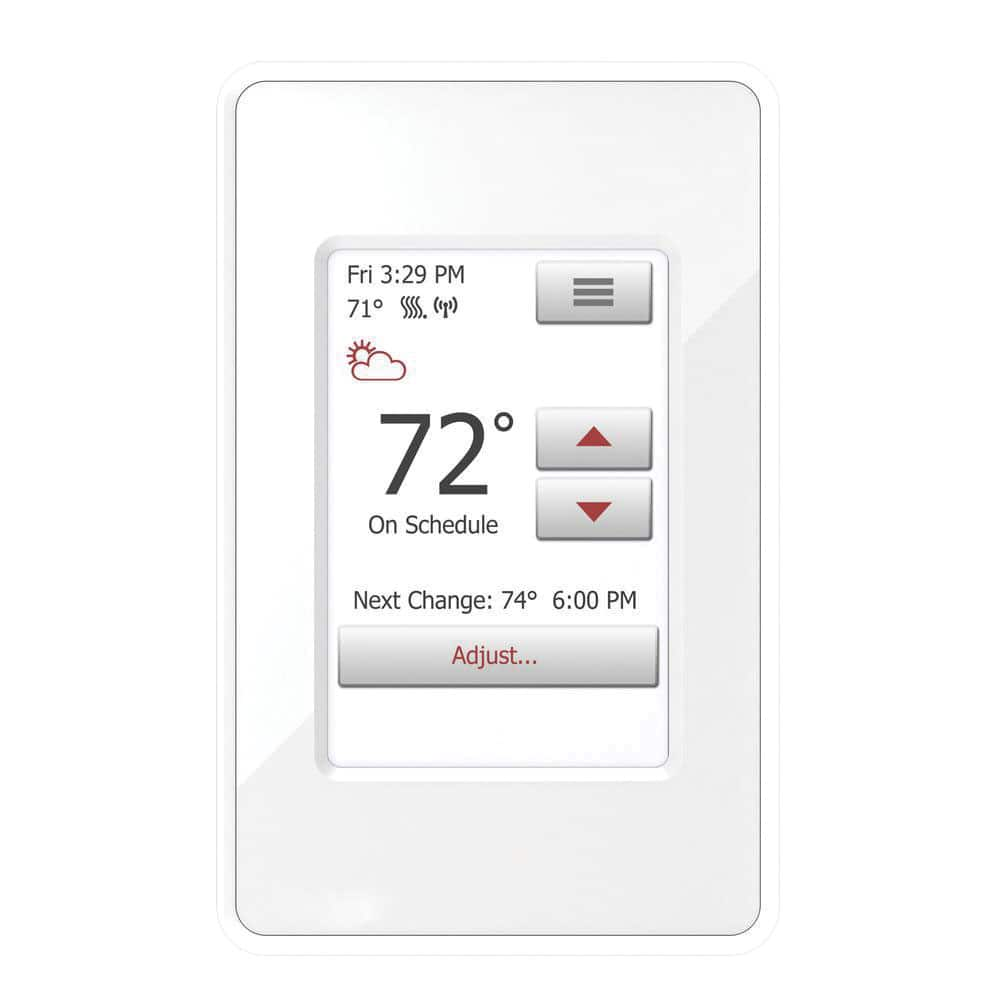 QuietWarmth - Thermostats; Type: Smartphone Wifi Thermostat ; Style: Heat ; Minimum Temperature (F): 40.000 ; Maximum Temperature (F): 85.000 - Exact Industrial Supply