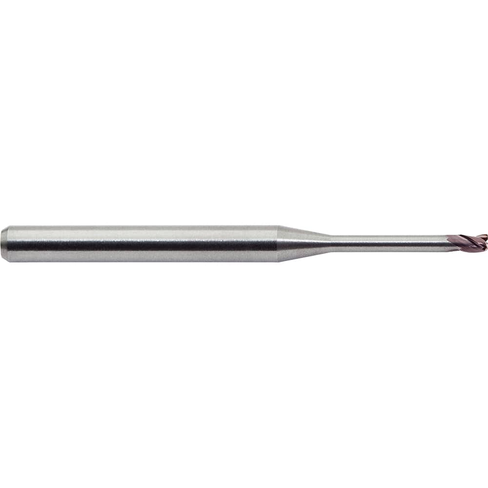 M.A. Ford - Corner Radius & Corner Chamfer End Mills; Mill Diameter (Inch): 1/8 ; Mill Diameter (Decimal Inch): 0.1250 ; End Type: Corner Radius ; Corner Radius (Inch): 0.015 ; Corner Radius (Decimal Inch): 0.015 ; Number of Flutes: 3 - Exact Industrial Supply