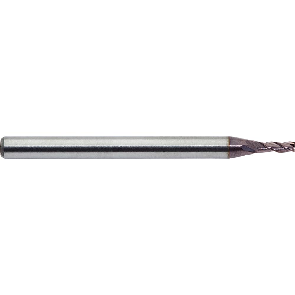M.A. Ford - Corner Radius & Corner Chamfer End Mills; Mill Diameter (Inch): 5/64 ; Mill Diameter (Decimal Inch): 0.0781 ; End Type: Corner Radius ; Corner Radius (Inch): 0.015 ; Corner Radius (Decimal Inch): 0.015 ; Number of Flutes: 3 - Exact Industrial Supply