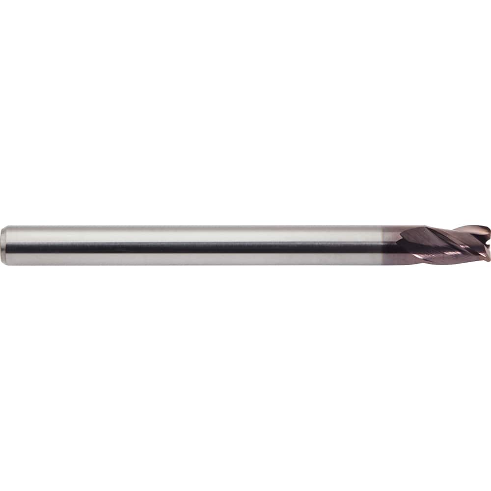 M.A. Ford - Corner Radius & Corner Chamfer End Mills; Mill Diameter (mm): 3.00 ; Mill Diameter (Decimal Inch): 0.1181 ; End Type: Corner Radius ; Corner Radius (mm): 0.20 ; Corner Radius (Decimal Inch): 0.0078 ; Number of Flutes: 3 - Exact Industrial Supply