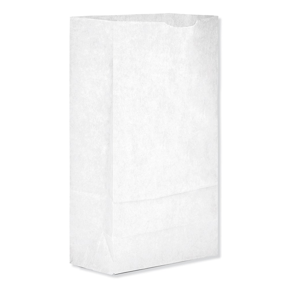 GEN - Paper Bags; Type: Grocery Bag ; Color: White ; Size: 6 x 3-5/8 x 11 ; Material: Paper - Exact Industrial Supply