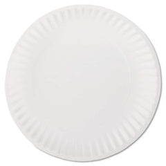 AJM Packaging Corporation - Paper & Plastic Cups, Plates, Bowls & Utensils; Breakroom Accessory Type: Plates ; Breakroom Accessory Description: Dinnerware-Plate; Paper ; Color: White - Exact Industrial Supply