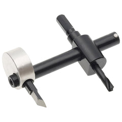 Mibro - Circle Cutter & Trepanning Tools; Tool Type: Hole Cutter ; Minimum Cutting Diameter (Inch): 1 ; Maximum Cutting Diameter (Inch): 6 ; Cutting Depth (Inch): 1 ; Shank Type: Hex ; Number of Pieces: 1.000 - Exact Industrial Supply