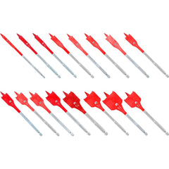 Freud - Drill Bit Sets; System of Measurement: Inch ; Drill Bit Material: Carbon Steel ; Drill Bit Set Type: Spade Drill Bits ; Minimum Drill Bit Size (Inch): 1/4 ; Maximum Drill Bit Size (Inch): 1-1/2 ; Drill Point Angle: 118 - Exact Industrial Supply