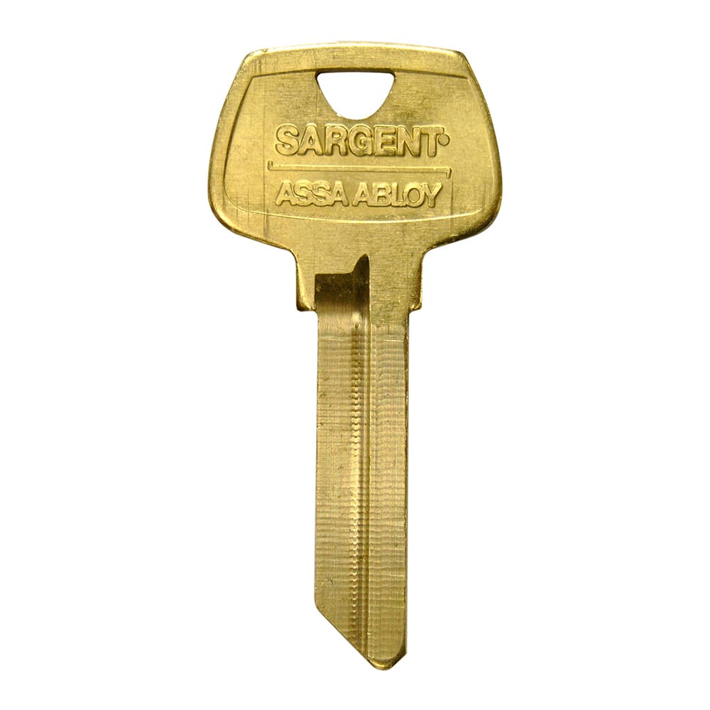 Key Blanks; Type: Sargent; Material: Brass; Minimum Order Quantity: Brass; Material: Brass; Type: Sargent; Material: Brass