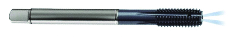M20 x 2.5 Dia. - 6HX - 7 FL - PM Cobalt Semi-Bott Tap-ALCRN-Coolant-Thru-FORM-C - Americas Industrial Supply