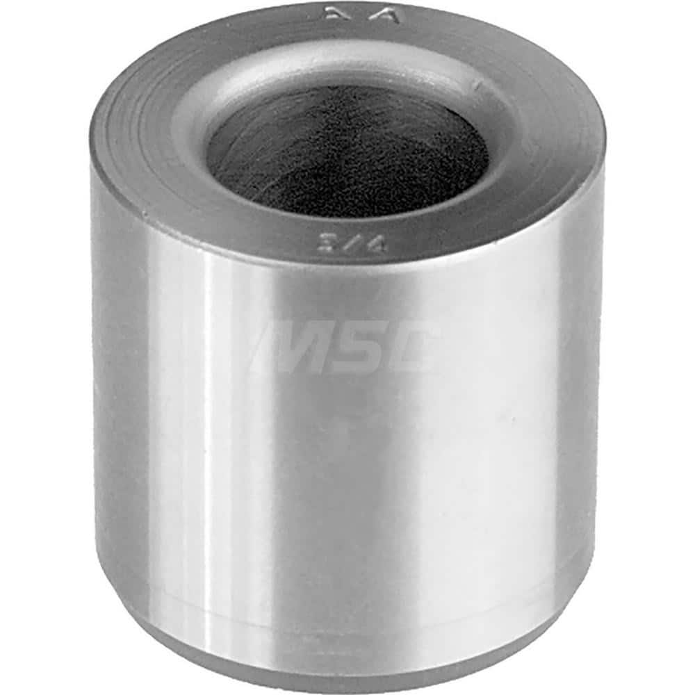 Press Fit Headless Drill Bushing: P, 0.03″ ID, 5/32″ OD 1/4″ OAL, Carbon Steel