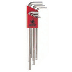 9PC HEX END L-WRENCH SET BRITEGUARD - Americas Industrial Supply