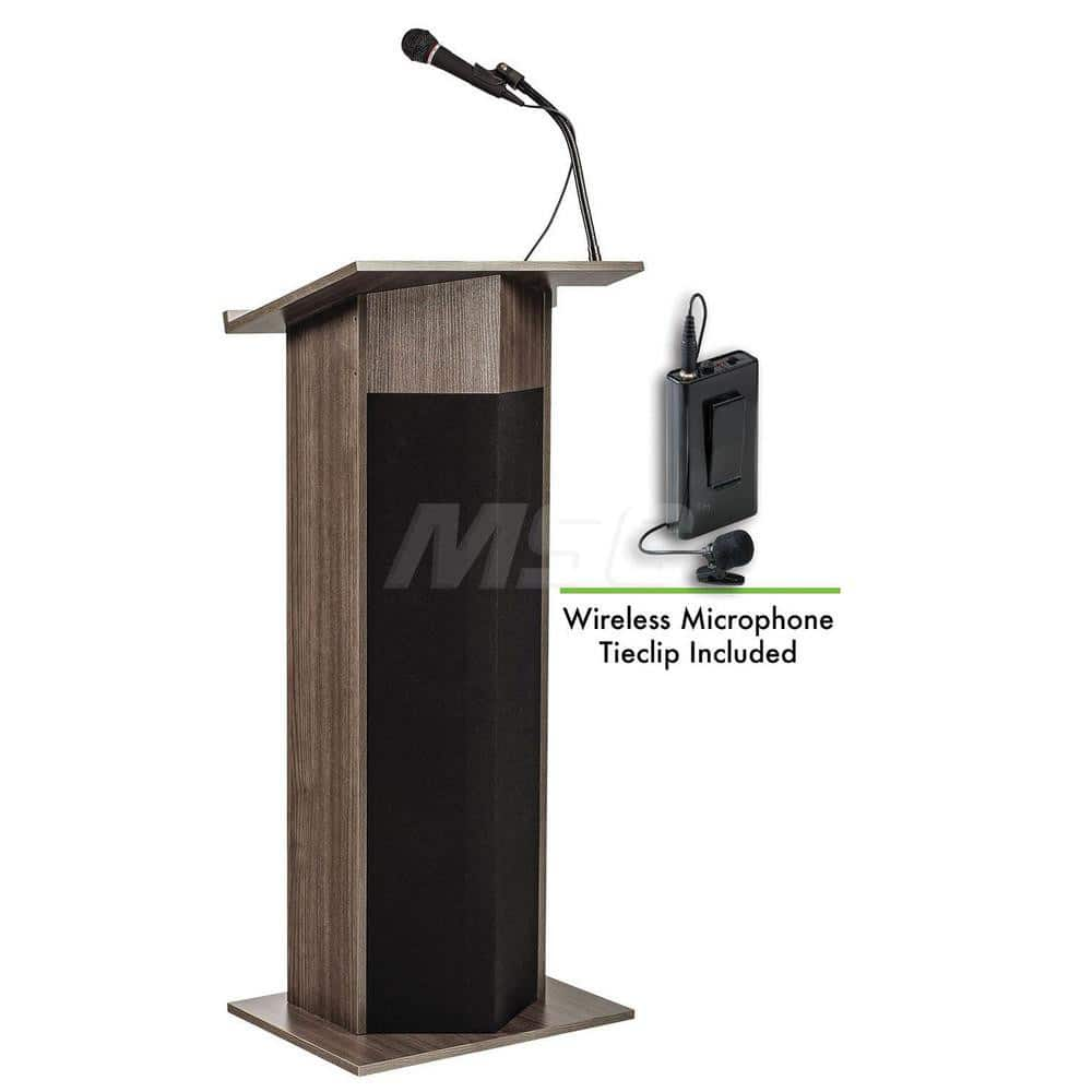 Lecterns; Overall Height: 46; Width (Inch): 22; Depth (Inch): 17; Material: High Pressure Thermal-Fused Laminate On A MDF Core; Length (Decimal Inch): 17; Type: Full Floor; Type: Full Floor; Type: Full Floor; Material: High Pressure Thermal-Fused Laminate