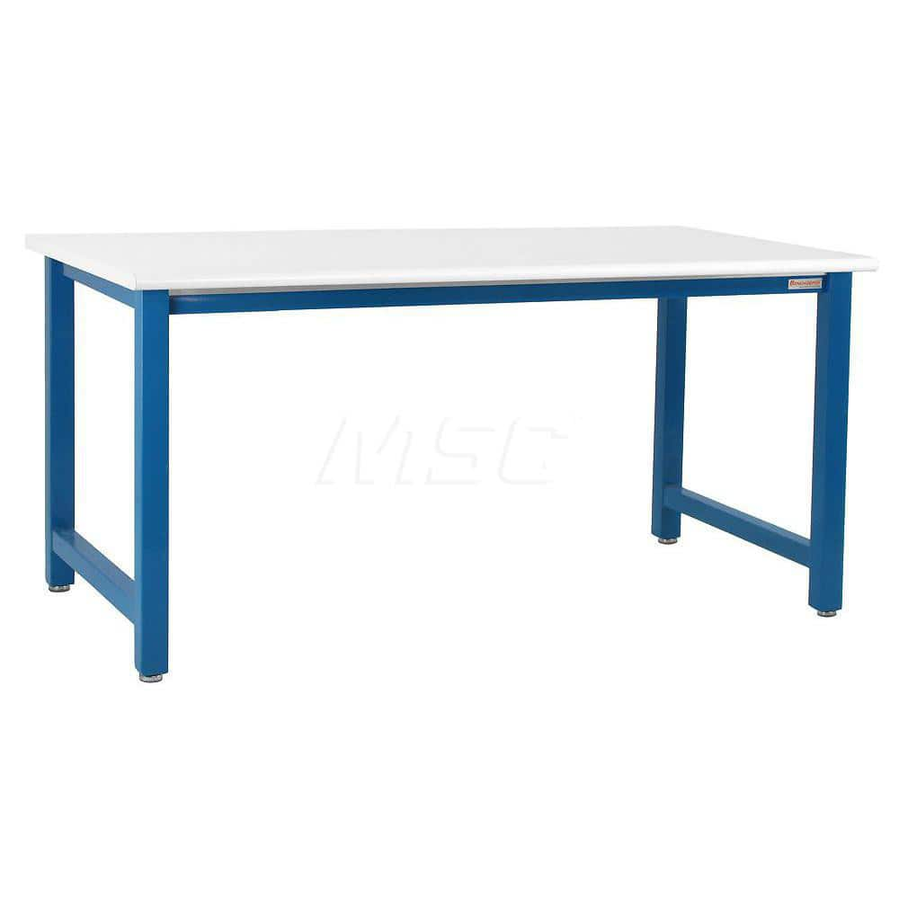 Stationary Work Bench: 72″ Wide, 48″ Deep, 36″ High 6,600 lb Capacity