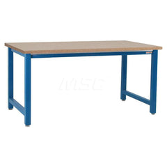 Stationary Work Bench: 120″ Wide, 48″ Deep, 36″ High 6,600 lb Capacity