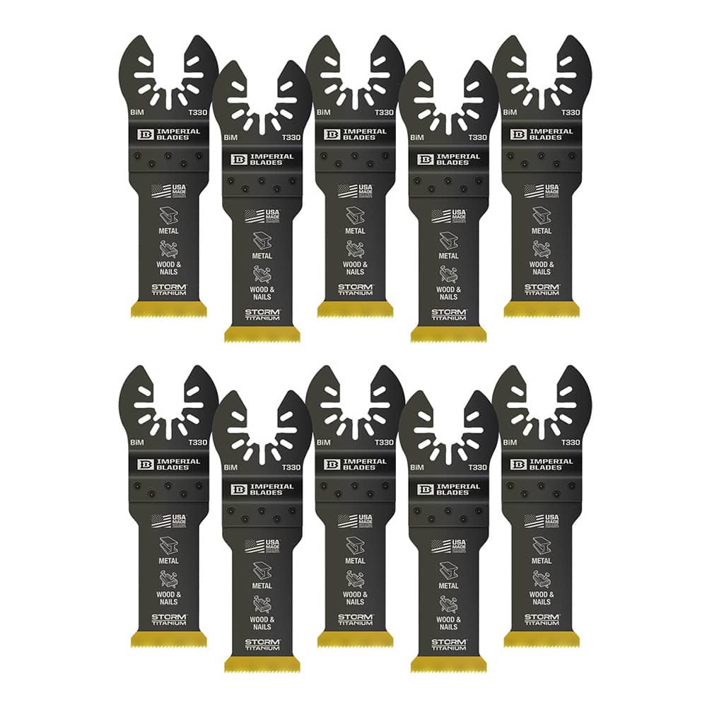 Rotary & Multi-Tool Accessories; Accessory Type: Blade; For Use With: One Fit ™ Anchor Fits All Major Brands of Non-Starlock Tools; Attachment Size: 1.125 in; Material: Bi-Metal; Application: Metal (Non-Ferrous), Wood & Nails, Wood, PVC, Drywall; Includes