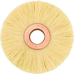 2-1/2″ Small Diameter Tampico Wheel Brush, 1/2″ Arbor Hole - Americas Industrial Supply