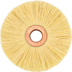 3″ Small Diameter Tampico Wheel Brush, 1/2″ Arbor Hole - Americas Industrial Supply