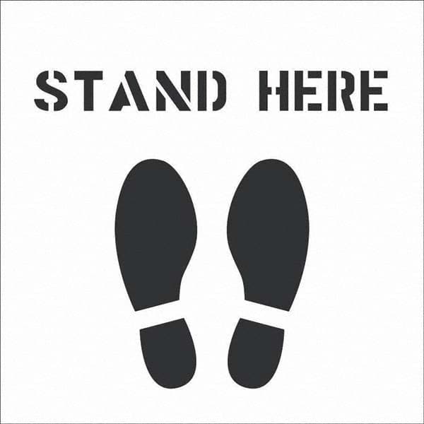 NMC - Facility Stencils Type: Message & Graphic Message Type: Instructions - Americas Industrial Supply