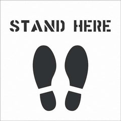 NMC - Facility Stencils Type: Message & Graphic Message Type: Instructions - Americas Industrial Supply