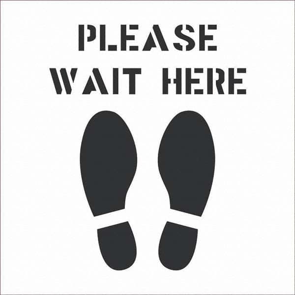 NMC - Facility Stencils Type: Message & Graphic Message Type: Instructions - Americas Industrial Supply