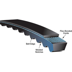 V-Belt: Section BX, 84.21″ Outside Length, 21/32″ Belt Width Gates Ethylene Compound, Banded, BX81