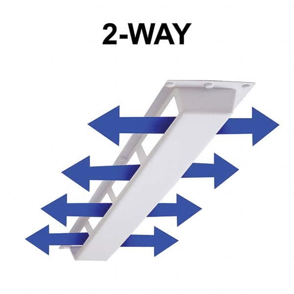 Elima-Draft - Registers & Diffusers Type: Ceiling Diffuser Cover Style: Linear 2 Way - Americas Industrial Supply