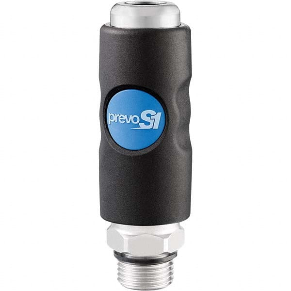 Prevost - Pneumatic Hose Fittings & Couplings Type: Coupler Thread Size: 3/8 - Americas Industrial Supply
