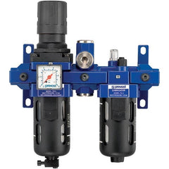 Prevost - Filter, Regulator & Lubricator (FRL) Units Configuration: 2 Pc. Filter/Regulator-Lubricator Body Type: Standard - Americas Industrial Supply