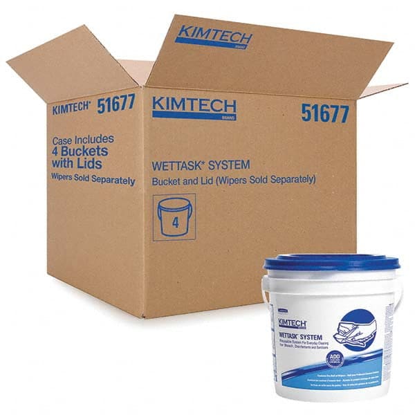 Kimtech - Wipe Dispensers For Use With: Kimtech WetTask 6001, 6211, 6411, & 6471 Dispenser Style: Manual - Americas Industrial Supply
